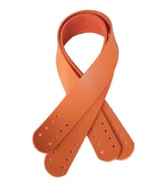 Angel Çanta Aksesuar Suni Deri El Çanta Sapı 35 Cm Turuncu