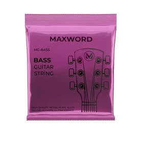 Maxword GT-Bass Kaliteli Bas Gitar Teli 1 Takım Set