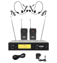 Lastvoice Lm-202H Çiftli Telsiz Kablosuz Headset Kulaklık Mikrofon