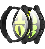 Samsung Galaxy Watch 6 40mm Kılıf Matte Premium Slim WatchBand Siyah [Galaxy Watch 6 40mm ile Uyumlu Kılıf - Siyah]