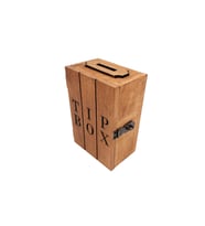 Dikey Tip Box Asma Kilit 18cm Yükseklik 12cm En 8cm Derinlik Oyma Yazılı