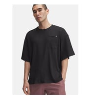 UNDER ARMOUR Ua Rival Waffle Crew Siyah Erkek T-Shirt 1383106-001