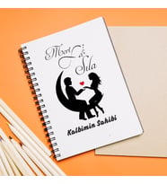Sevgili ( Kalbimin Sahibi ) Tasarımlı Defter Kişiye Özel