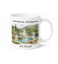 Belen'in Kaplıcaları Hatay Hatırası Kupa Bardak Hediye Porselen Mug
