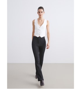 LCW Vision Siyah Flare Kadın Jean Pantolon