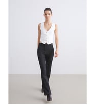 LCW Vision Siyah Flare Kadın Jean Pantolon