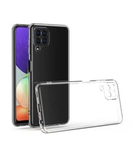Samsung Galaxy M33 Uyumlu Kılıf Zore Kamera Korumalı Süper Silikon Kapak (Renksiz)