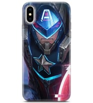 Apple iPhone X - XS Uyumlu Kılıf Dc 22 Kaptan Amerika Kap Siyah Mavi