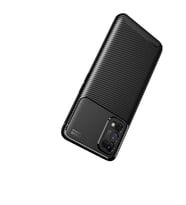 Realme 7 Pro Kılıf Esnek Soft Karbon Tasarım Legion Serisi (Siyah)