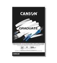 Canson Graduate Siyah Çizim Blok 120 gr. A5 20 yp. 