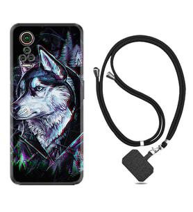 General Mobile GM 21 Pro GM 22 Pro Plus Kılıf Boyun Askılı Silikon Dog Eyes 1761
