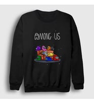 Presmono Unisex Siyah Couch Among Us Sweatshirt 77191tt