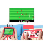 QASUL Sup 400 Oyunlu Mini Atari Gameboy Video Oyun Konsolu sup01-T (Kırmızı)