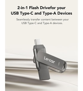 Lexar 128Gb Jumpdrive Dual Drive D400 Usb 3.1 Type-C Flash Sürücü (Çok Renkli)