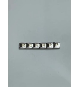 Çelik Silver R Harf İtalyan Nomi Charm - 25crm171
