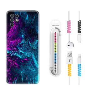 INFINIX Note 11 Pro Note 10 Hot 9 Play Kılıf Kablo Koruma Spiral Silikon Explosive 1734