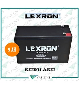 9 AH 12V Kuru Akü Lexron