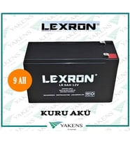 9 AH 12V Kuru Akü Lexron