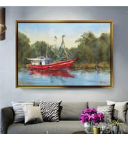 Altın Çerçeveli dekoratif tablo a2119 (Gold)