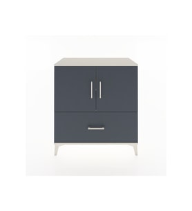 Hyperion Şifonyer 2 Raflı Tek Çekmeceli 2 Kapaklı 88x44x96 Aytaşı-Antrasit
