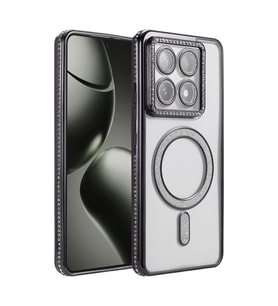 Xiaomi Mi 14t Pro Joke Simli Magneticsafe Kılıf - Siyah