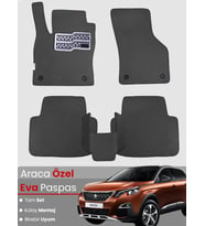 Peugeot 3008 (2017-2020) Uyumlu EVA Paspas Tam Set – Birebir Uyum,Araca Özel Tasarım,Su Geçirmez