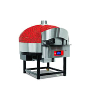 Empero EMP.SPO.02-D-RB-LPG Dijital Pizza Fırını Döner Tabanlı Gazlı Kırmızı-siyah Lpg