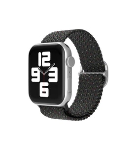 Newface Apple Watch 42mm Star Kordon - Benekli Siyah