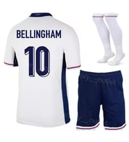 İngiltere Bellingham Milli Takım 24/25 Sezon Çocuk Forması 4 Parça (Beyaz)