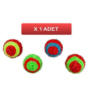 Polo Top Çizgili İp Kaplama Top 4,5Cm (Karışık)