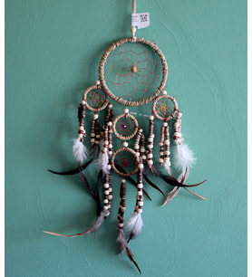 Rüya Kapanı Dream Catcher Küçük Model 3 (Çok Renkli)