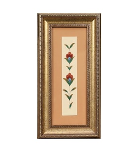 e38 EL İŞÇİLİĞİ SULUBOYA TABLO 16x33  cm - 6212