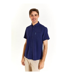 U.S. Polo Assn. Broom Lacivert Erkek Gömlek 1830979