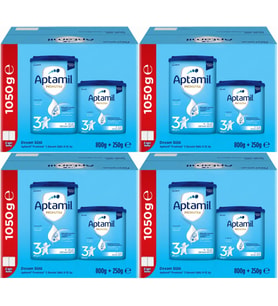 Nutrıcıa Aptamil Pronutra 1050GR (800+250GR) Devam Sütü No:3 (9-12 Ay) Avantaj Pk (4 Lü Set)