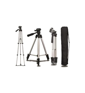 Vos Versa WT330A Tripod Profesyonel Cep Telefonu ve Kamera için Katlanır Ayaklı Su Terazili 135 Cm Taşıma Çantalı 360 ° / 90 °