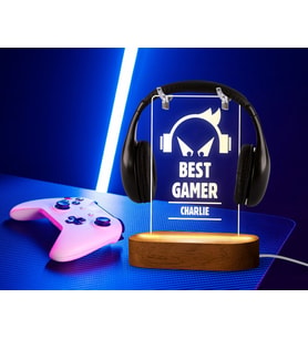 BK Gift Kişiye Özel İsimli Gamer Tasarımlı Led Lamba-5, Gece Lambası, Ev Dekorasyonu, Işıklı Pleksi Biblo
