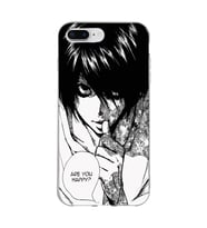 Iphone 7 Plus ve 8 Plus Uyumlu Death Note Tasarımlı Şeffaf Telefon Kılıfı