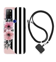 Omix X300 X500 X400 X600 X700 Kılıf Boyun Askılı Silikon Flowers 4 1390