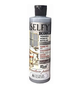 Rich Selfy Decor Vernikli Boya 240 cc 868 İTALYAN GRİ 