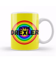 Clyde Drexler   Basketball gifts Vintage Retro Rainbow Quotes For BOYS AND Dad Kupa Bardak Porselen