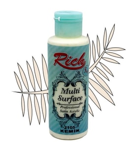 Rich Multi Surface Her Yüzey İçin Akrilik Boya 120 cc. 2105 KEMİK 