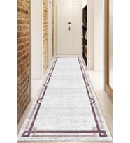 Dijital Baskılı Kaymaz Taban Yıkanabilir Modern Yolluk Ve Koridor Halısı NDU-HY-1125 (Çok Renkli)