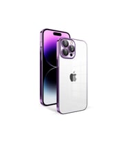 Apple iPhone 14 Pro Max Uyumlu Kılıf Kamera Korumalı Renkli Çerçeveli Zore Garaj Kapak