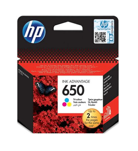 Hp 650 CZ102A Renkli Orjinal Kartuş