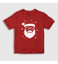 Presmono Unisex Çocuk Kırmızı Noel Baba Santa Claus Yılbaşı T-Shirt 270367tt