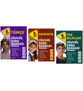 TUDEM YAYINLARI 5.SINIF DİNAMİK TÜRKÇE - MATEMATİK - FEN BİLİMLERİ - SORU BANKASI