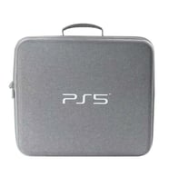 Cosmostech PS5 Slim CD ve Dijital Model Konsol , El ve Omuz Ergonomik Seyahat Çantası Gri