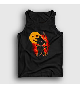 Presmono Unisex Siyah Kid Goku Anime Dragon Ball Atlet 236433tt