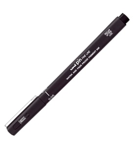 UNİ BALL PİN 0.05 FINE LINE AKRİLİK UÇLU KALEM SİYAH