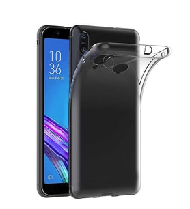 Asus Zenfone Max Pro ZB602KL Uyumlu Kılıf Zore Süper Silikon Kapak (Renksiz)